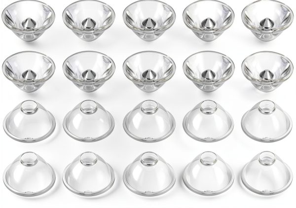 LED Lens 5° 20mm High Power Clear PMMA Lens by PATIKIL 30pcs-0