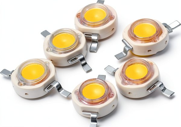 LED Lamp Beads 100pcs 1W Warm White 3000K SMD LEDs for DIY Projects-5