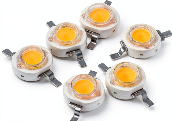 LED Lamp Beads 100pcs 1W Warm White 3000K SMD LEDs for DIY Projects-6