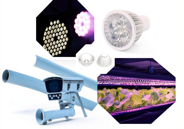 LED Lens 5° 20mm High Power Clear PMMA Lens by PATIKIL 30pcs-5