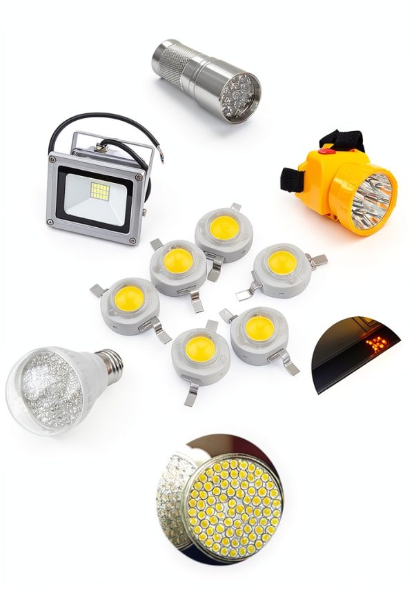 LED Lamp Beads 100pcs 1W Warm White 3000K SMD LEDs for DIY Projects-2