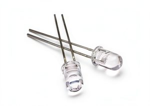 Lighthouse LEDs 5mm Round Top Cool White Breathing LED Bright Pack10-0