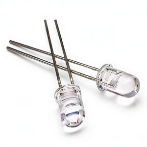 Lighthouse LEDs 5mm Round Top Cool White Breathing LED Bright Pack10-0