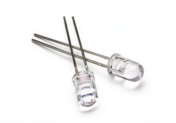 Lighthouse LEDs 5mm Round Top Cool White Breathing LED Bright Pack10-0