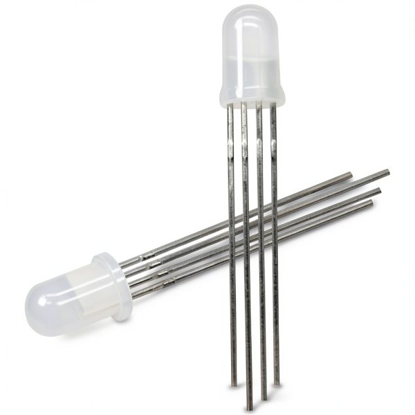 PL9823 F5 5mm RGB LED Round - GODIYMODULES Full-Color 20-Piece Pack-5