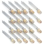 PL9823 F5 5mm RGB LED Round - GODIYMODULES Full-Color 20-Piece Pack-0