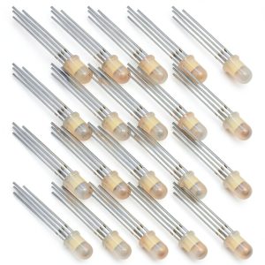 PL9823 F5 5mm RGB LED Round - GODIYMODULES Full-Color 20-Piece Pack-0