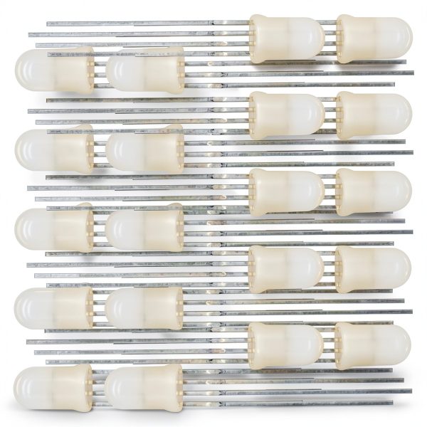 PL9823 F5 5mm RGB LED Round - GODIYMODULES Full-Color 20-Piece Pack-1
